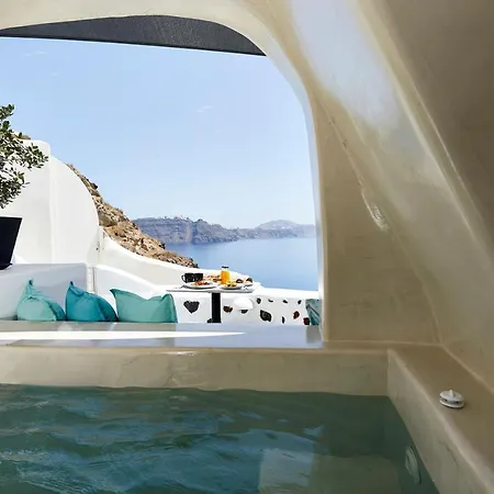 Villa Blue Art Caves à Oia  Extérieur photo