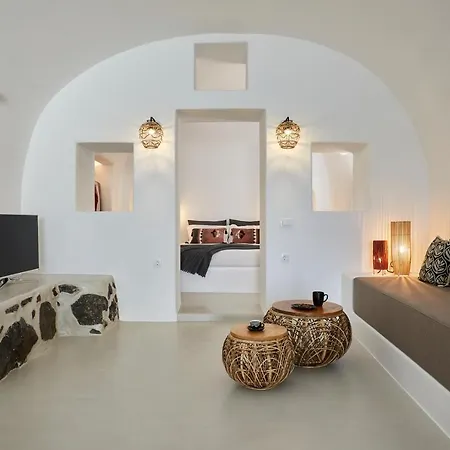 Villa Blue Art Caves à Oia  Extérieur photo