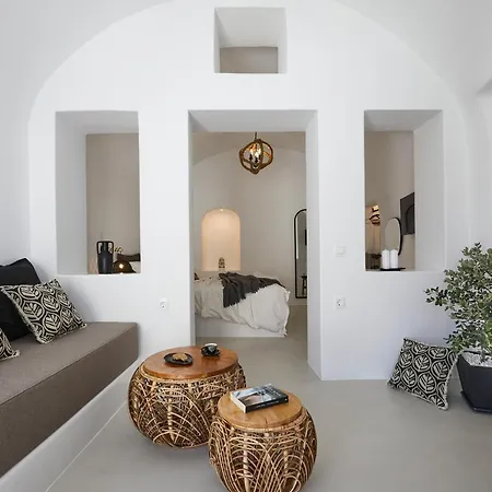 Villa Blue Art Caves à Oia  Extérieur photo