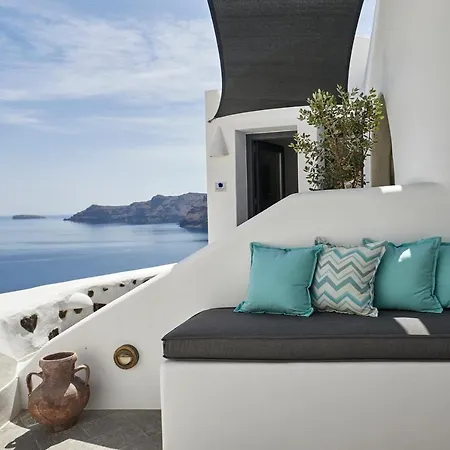 Villa Blue Art Caves à Oia  Extérieur photo