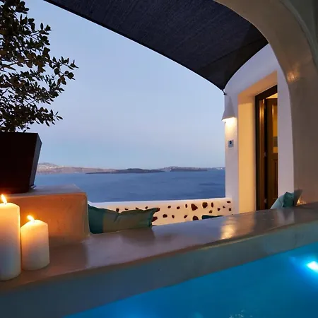 Villa Blue Art Caves à Oia  Extérieur photo