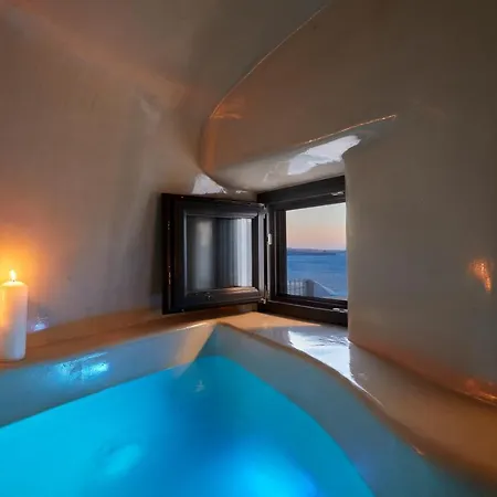 Villa Blue Art Caves à Oia  Extérieur photo